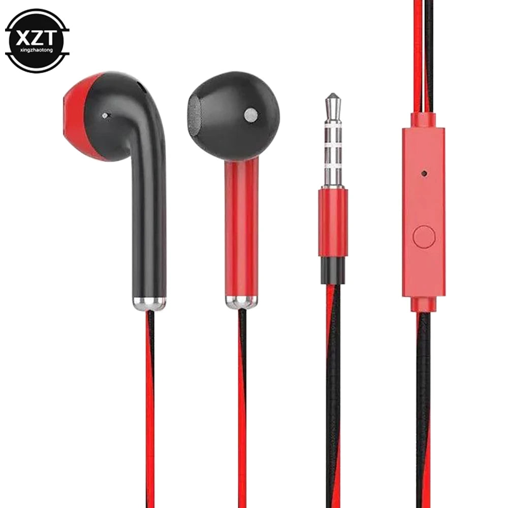 U24 Filo Auricolare stereo 3.5MM Cuffie intrauricolari Corsa Gioco musicale Auricolare Cancellazione del rumore per telefono cellulare PC PAD Laptop con microfono
