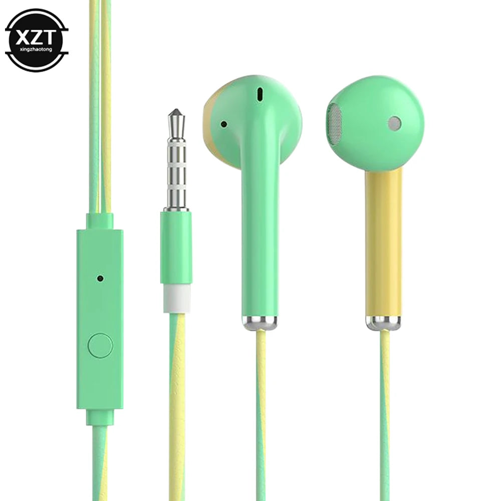 U24 Filo Auricolare stereo 3.5MM Cuffie intrauricolari Corsa Gioco musicale Auricolare Cancellazione del rumore per telefono cellulare PC PAD Laptop con microfono