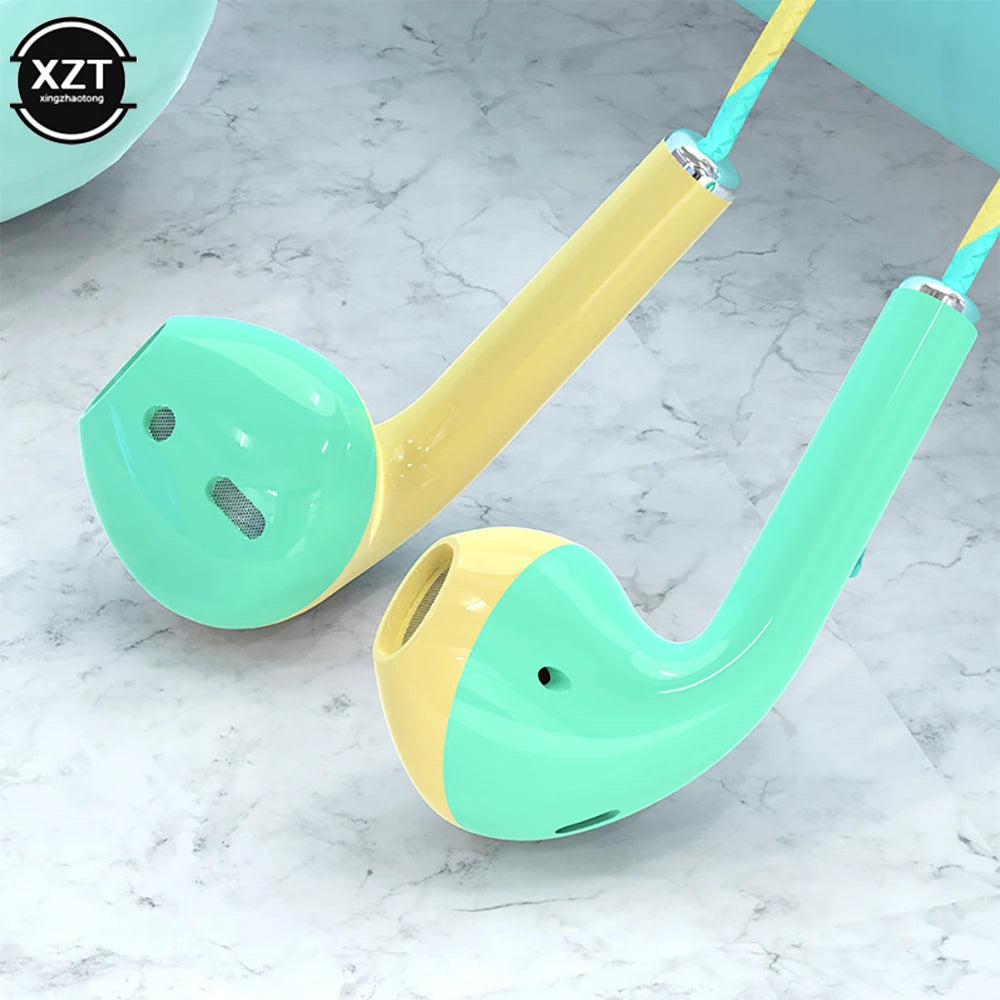 U24 Filo Auricolare stereo 3.5MM Cuffie intrauricolari Corsa Gioco musicale Auricolare Cancellazione del rumore per telefono cellulare PC PAD Laptop con microfono