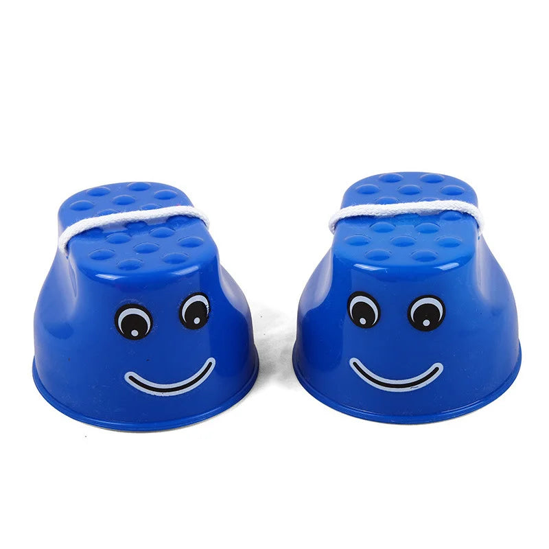 1 paio di trampoli da salto per sorriso per bambini Asilo Integrazione sensoriale Attrezzature per l'allenamento Giocattoli per la coordinazione dell'equilibrio per bambini