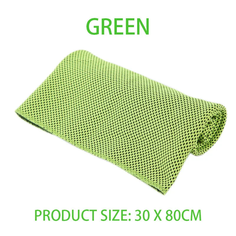 1PC Circolare In Silicone Avvolto Asciugamano Freddo Asciugamano di Raffreddamento Asciugamani In Microfibra Ad Asciugatura Rapida Accessori Da Spiaggia Asciugamano Sport Fitness