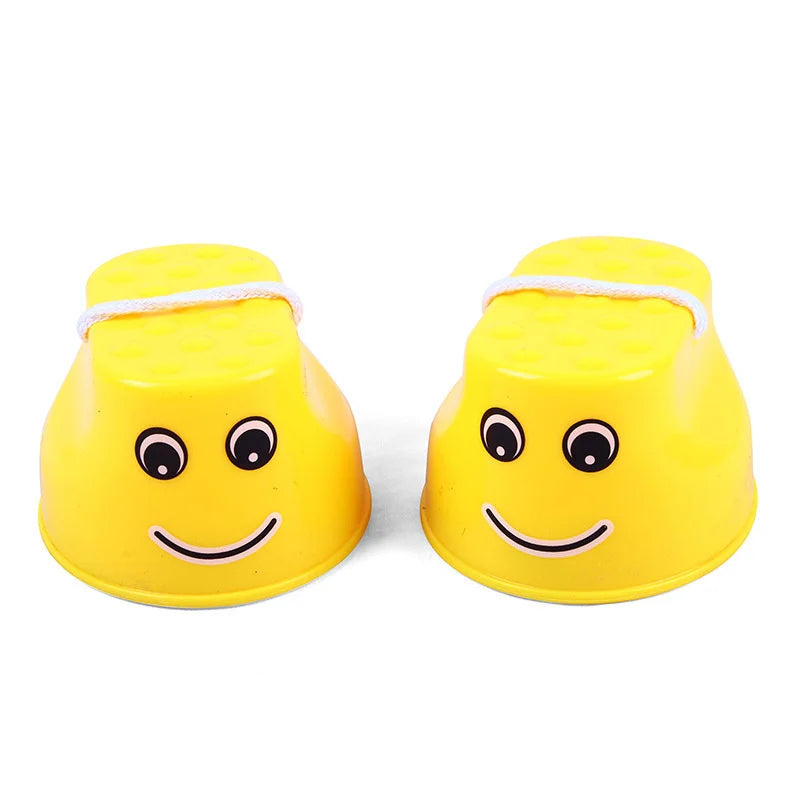 1 paio di trampoli da salto per sorriso per bambini Asilo Integrazione sensoriale Attrezzature per l'allenamento Giocattoli per la coordinazione dell'equilibrio per bambini