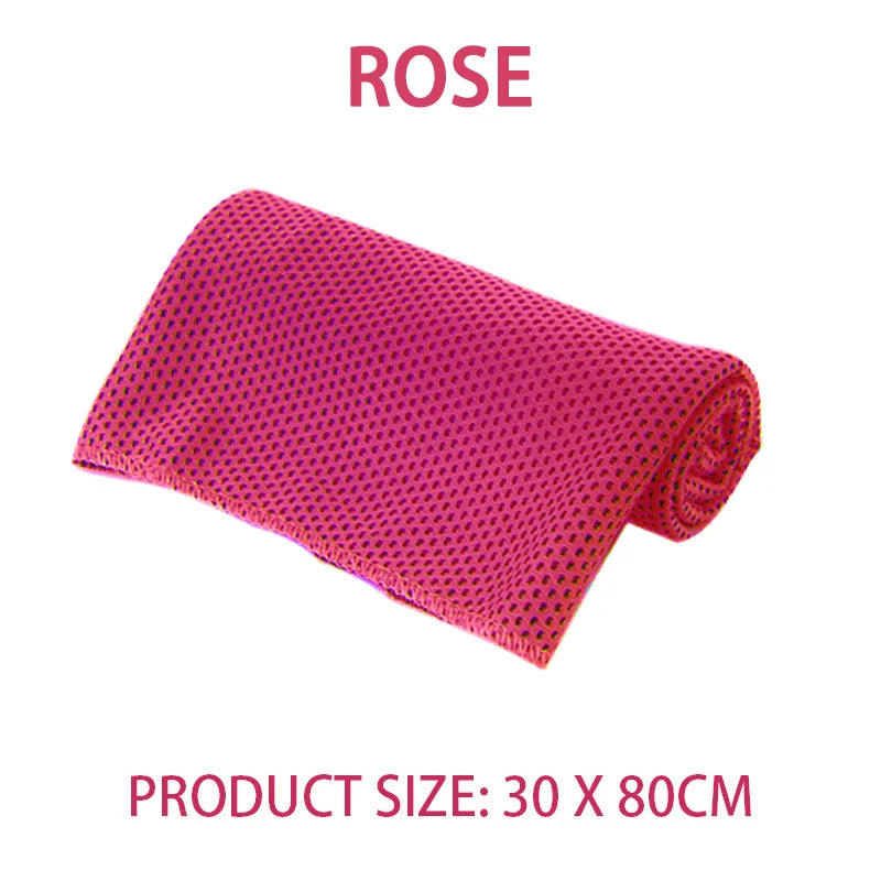 1PC Circolare In Silicone Avvolto Asciugamano Freddo Asciugamano di Raffreddamento Asciugamani In Microfibra Ad Asciugatura Rapida Accessori Da Spiaggia Asciugamano Sport Fitness