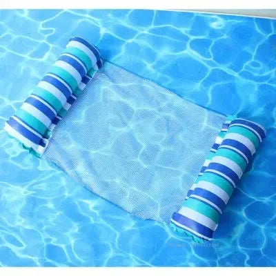 Nuova amaca ad acqua reclinabile gonfiabile galleggiante materasso da nuoto mare anello da nuoto piscina festa giocattolo reclinabile nuoto
