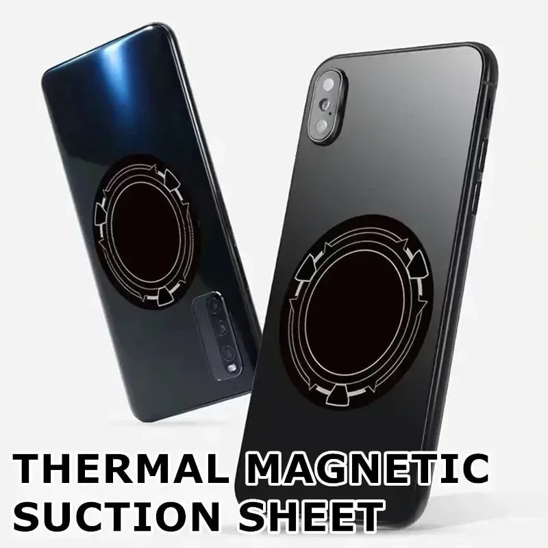 1/2/5 pezzi piastra di raffreddamento del telefono cellulare per adesivo a conduzione di calore a radiazione magnetica per iPhone Android dispositivo di raffreddamento del gioco espandere l'area