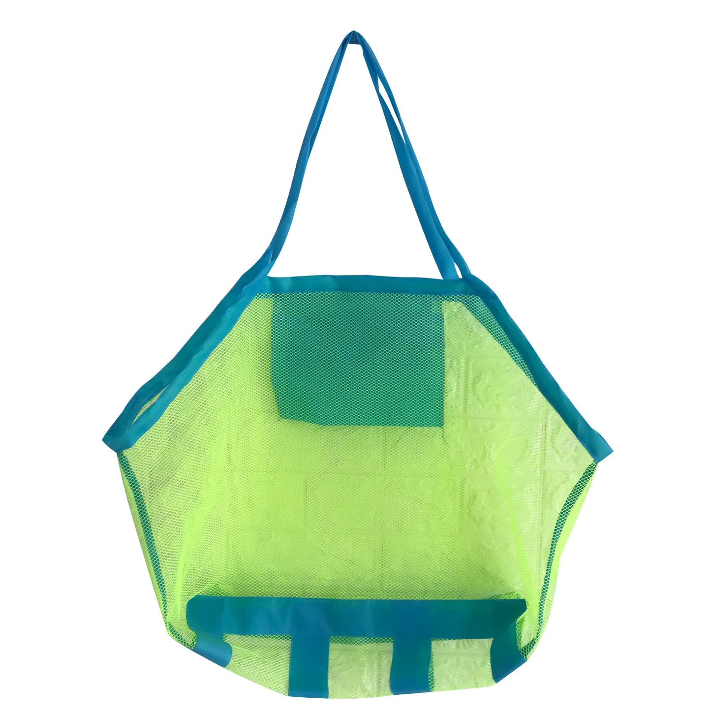 1 pz borsa da spiaggia rete sabbia coperta esterna durevole borsa a mano portatile nuoto giocattoli sportivi raccolta di stoccaggio per bambini borsa per bambini
