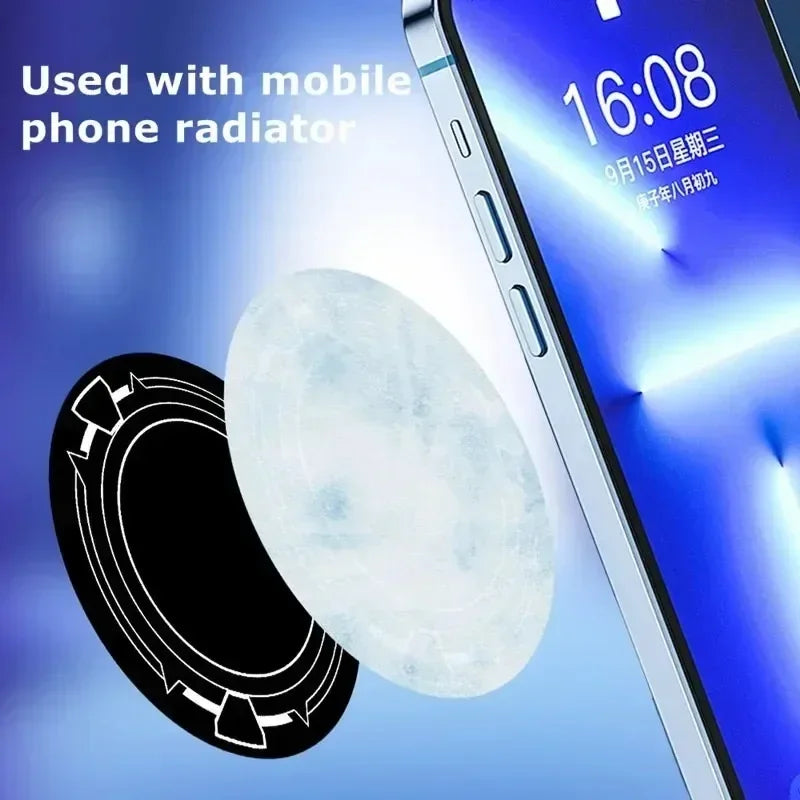 1/2/5 pezzi piastra di raffreddamento del telefono cellulare per adesivo a conduzione di calore a radiazione magnetica per iPhone Android dispositivo di raffreddamento del gioco espandere l'area