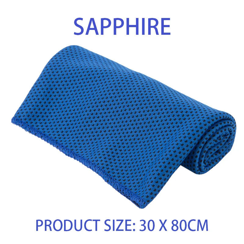 1PC Circolare In Silicone Avvolto Asciugamano Freddo Asciugamano di Raffreddamento Asciugamani In Microfibra Ad Asciugatura Rapida Accessori Da Spiaggia Asciugamano Sport Fitness