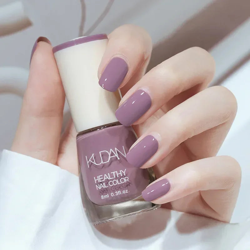 Smalto per unghie senza lampada da forno bianco Fine Glitter Non-Baking Non-peel trasparente lucido olio Base Coat smalto per unghie nudo