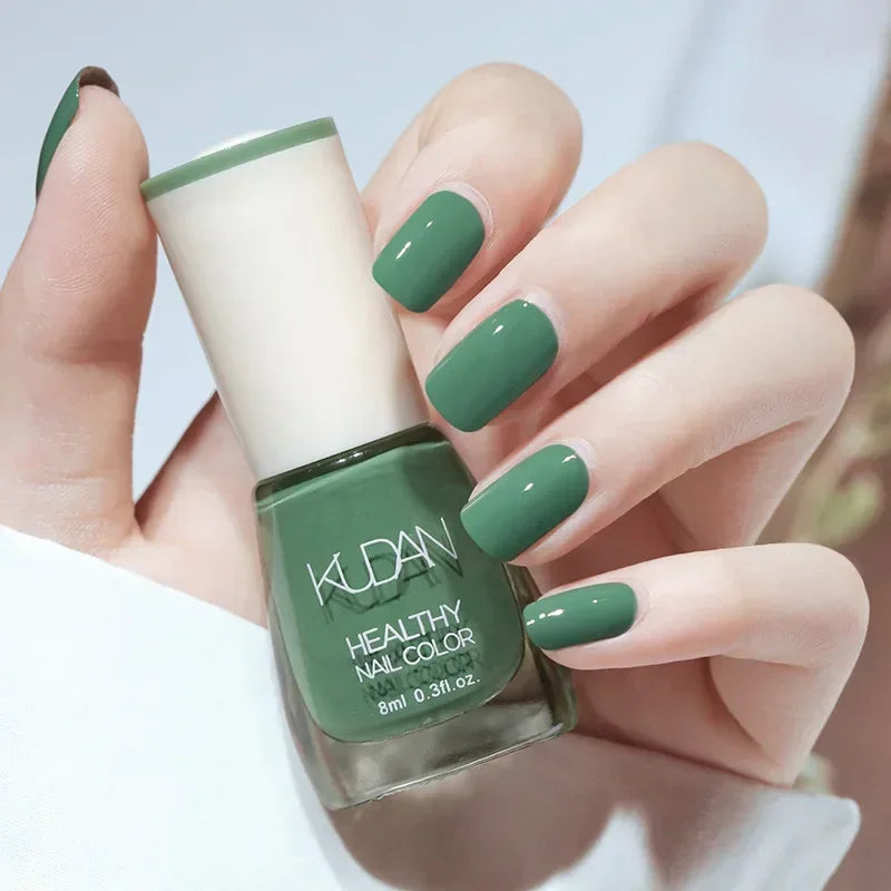 Smalto per unghie senza lampada da forno bianco Fine Glitter Non-Baking Non-peel trasparente lucido olio Base Coat smalto per unghie nudo