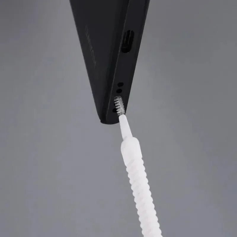 10-1 pz Porta di Ricarica Spina Antipolvere con Spazzola di Pulizia per iPhone 15 14 13 12 Pro Max Plus Samsung Xiaomi IOS Tipo C Set di Detergenti