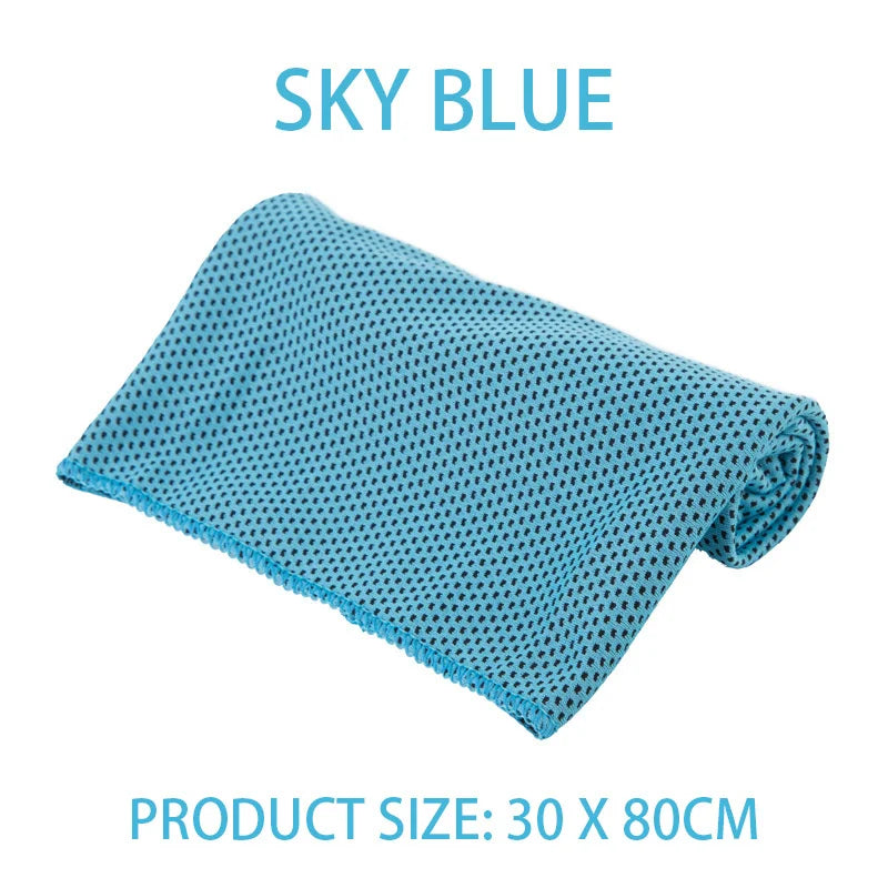 1PC Circolare In Silicone Avvolto Asciugamano Freddo Asciugamano di Raffreddamento Asciugamani In Microfibra Ad Asciugatura Rapida Accessori Da Spiaggia Asciugamano Sport Fitness