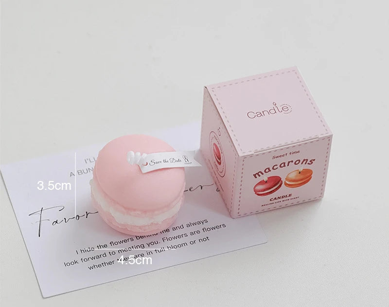 Candele profumate Macaron profumate per piante naturali Yulan Magnolia Frutta profumata Aromaterapia Festa Candela domestica con foglie rosse fresche