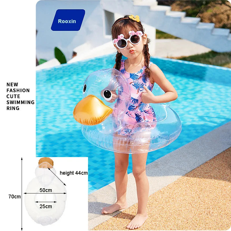 Rooxin Flamingo Nuoto Cerchio Bambino Infantile Galleggiante Piscina Anello di Nuoto Con Parasole Sedile Galleggiante Estate Spiaggia Piscina Festa Giocattoli