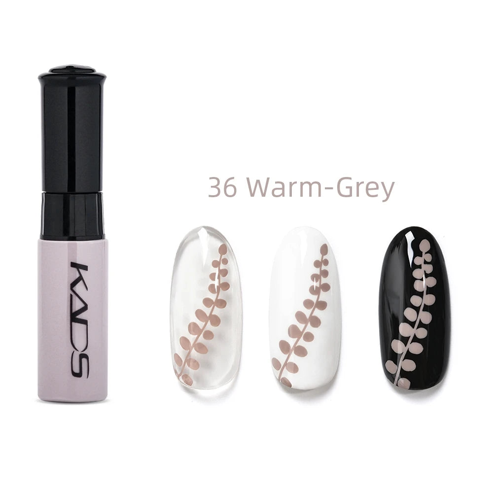 KADS 1pc Nail Art Stamping Polish bianco nero colorato Stamp Plate stampa vernice penna vernici per Manicure Template Lacker