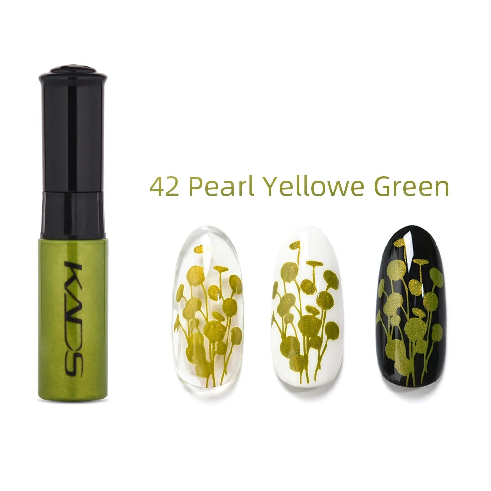 KADS 1pc Nail Art Stamping Polish bianco nero colorato Stamp Plate stampa vernice penna vernici per Manicure Template Lacker