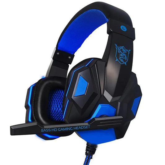 Cuffie da gioco cablate cuffie Over-ear con microfono auricolari Stereo bassi profondi per Xbox One PC Computer Gamer