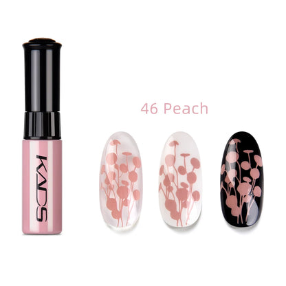 KADS 1pc Nail Art Stamping Polish bianco nero colorato Stamp Plate stampa vernice penna vernici per Manicure Template Lacker