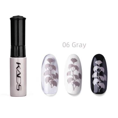 KADS 1pc Nail Art Stamping Polish bianco nero colorato Stamp Plate stampa vernice penna vernici per Manicure Template Lacker