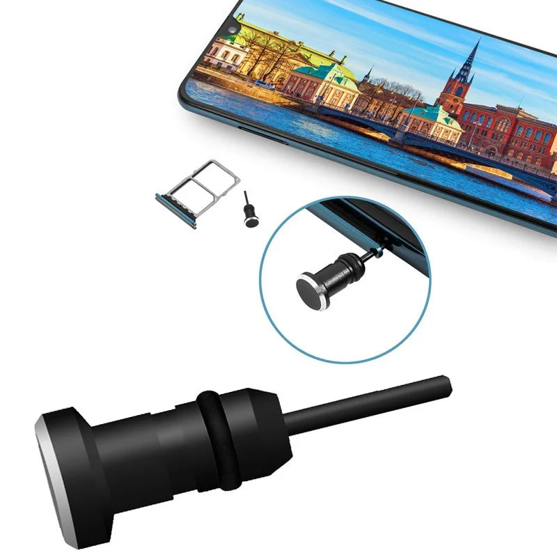 Spina antipolvere per auricolari 3.5mm AUX Jack Interface Anti scheda per telefono cellulare recuperare Pin della scheda per Apple Iphone 5 6 Plus PC Laptop