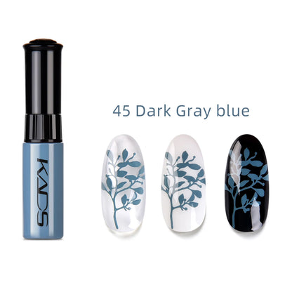 KADS 1pc Nail Art Stamping Polish bianco nero colorato Stamp Plate stampa vernice penna vernici per Manicure Template Lacker