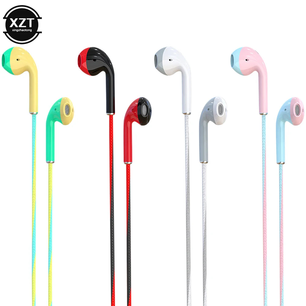 U24 Filo Auricolare stereo 3.5MM Cuffie intrauricolari Corsa Gioco musicale Auricolare Cancellazione del rumore per telefono cellulare PC PAD Laptop con microfono