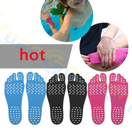 Cuscinetti per piedi da spiaggia unisex in silicone Solette da uomo Comode scarpe antiscivolo invisibili impermeabili Tappetini per piedi da donna Patch