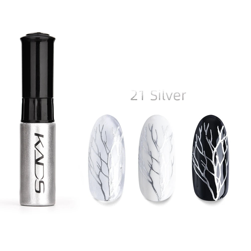 KADS 1pc Nail Art Stamping Polish bianco nero colorato Stamp Plate stampa vernice penna vernici per Manicure Template Lacker