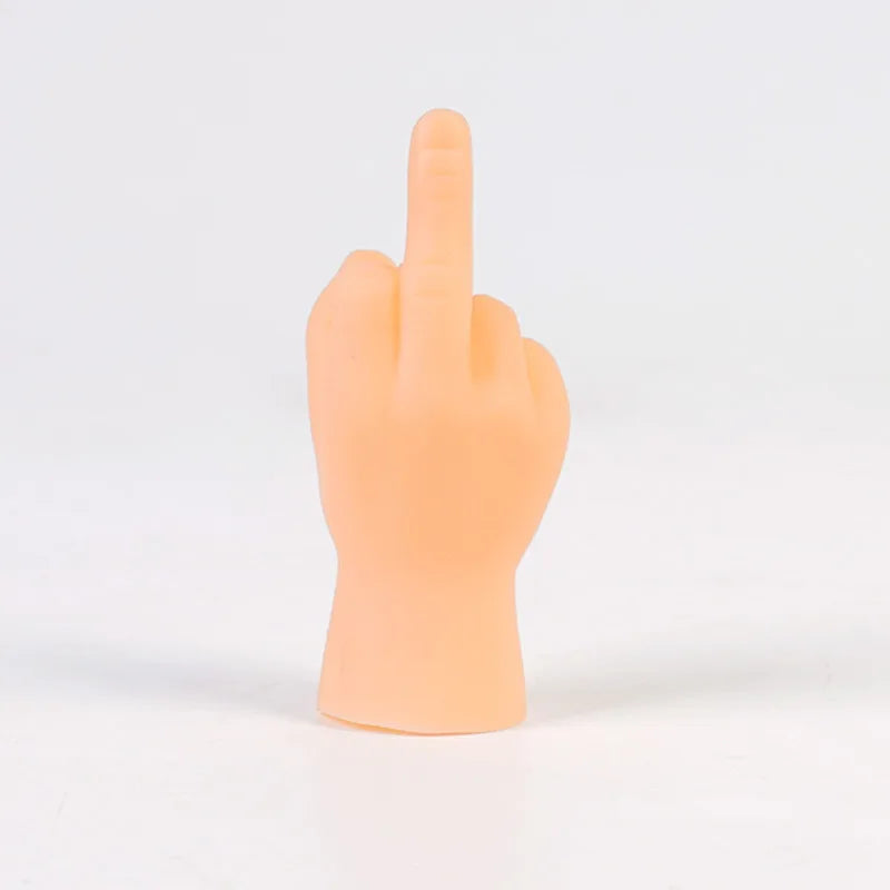 Simulazione piccole mani divertenti mini mani piede manica dito burattino a mano in silicone romanzo scherzo giocattoli per dita stuzzicare oggetti di scena per gatti
