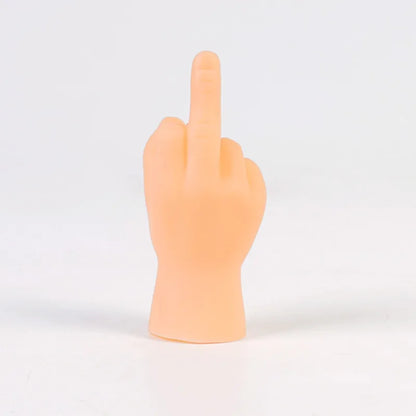 Simulazione piccole mani divertenti mini mani piede manica dito burattino a mano in silicone romanzo scherzo giocattoli per dita stuzzicare oggetti di scena per gatti