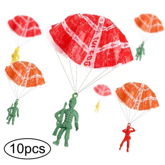 1-10pcs Bambini Lancio A Mano Paracadute Giocattoli Sport All'aria Aperta Lancio A Mano Giochi Airdrop Genitore-bambino Giocattoli Educativi Interattivi