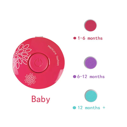 Tagliaunghie elettrico per bambini Strumento per lucidare le unghie per bambini Forbici per manicure per neonati Kit per l'igiene del bambino Tagliaunghie per neonati per neonato