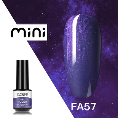 ROSALIND 120 colori smalto per unghie Glitter Shiny Base Gel Top Coat UV LED Gel Nail Art vernice Manicure Gel per unghie Semi permanente