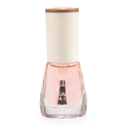 Smalto per unghie senza lampada da forno bianco Fine Glitter Non-Baking Non-peel trasparente lucido olio Base Coat smalto per unghie nudo