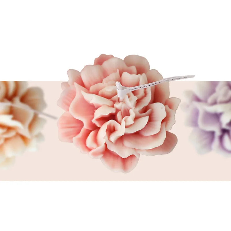 Garofano a forma di fiore candela profumata fatta a mano ornamenti per aromaterapia domestica festa della mamma regalo a mano per ragazza decorazione per feste