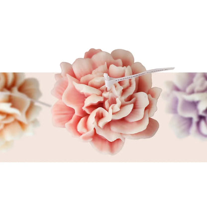 Garofano a forma di fiore candela profumata fatta a mano ornamenti per aromaterapia domestica festa della mamma regalo a mano per ragazza decorazione per feste
