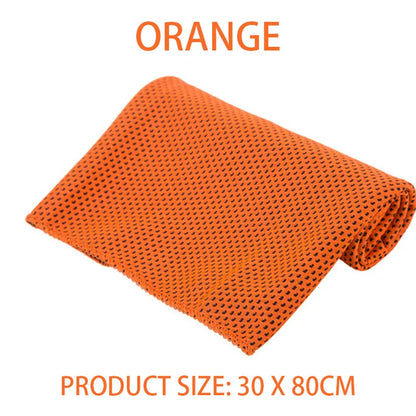 1PC Circolare In Silicone Avvolto Asciugamano Freddo Asciugamano di Raffreddamento Asciugamani In Microfibra Ad Asciugatura Rapida Accessori Da Spiaggia Asciugamano Sport Fitness