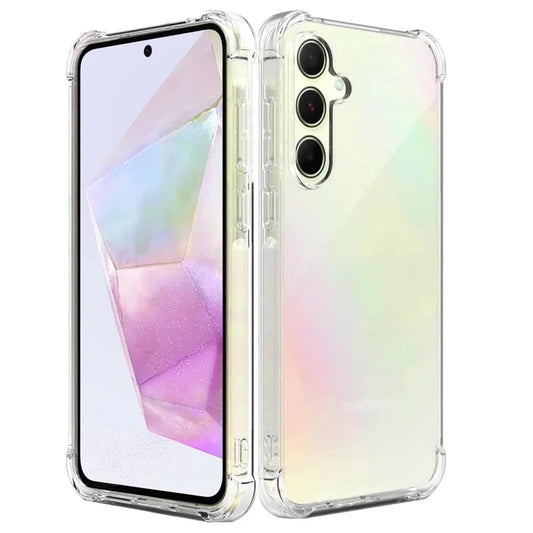 Custodia per telefono antiurto per Samsung Galaxy A06 A16 A26 A36 A56 A14 A24 A34 A54 A05 A15 A25 A35 A55 Cover posteriore in silicone morbido trasparente