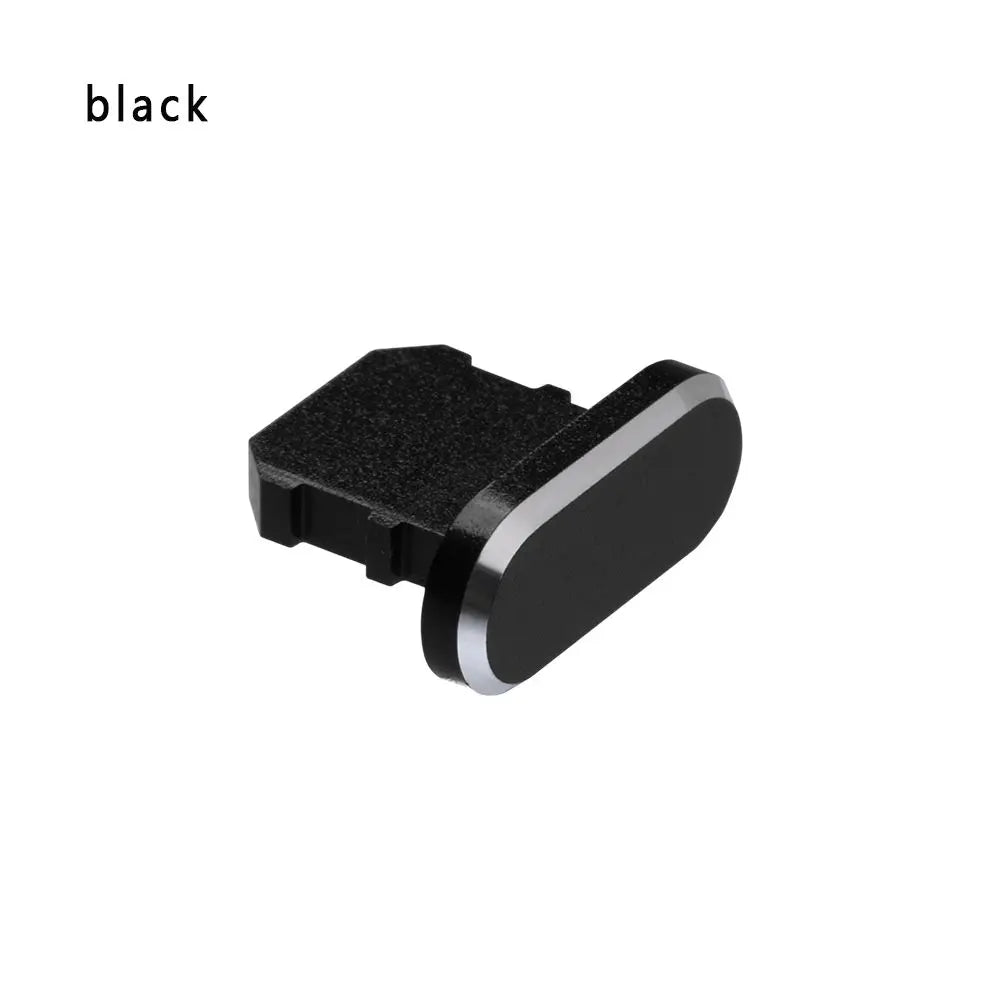 1PC porta di ricarica in metallo tappo antipolvere per iPhone15 14 13 12 11 X XR Max 8 7 Plus accessorio per telefono coperchio del cappuccio della spina di ricarica