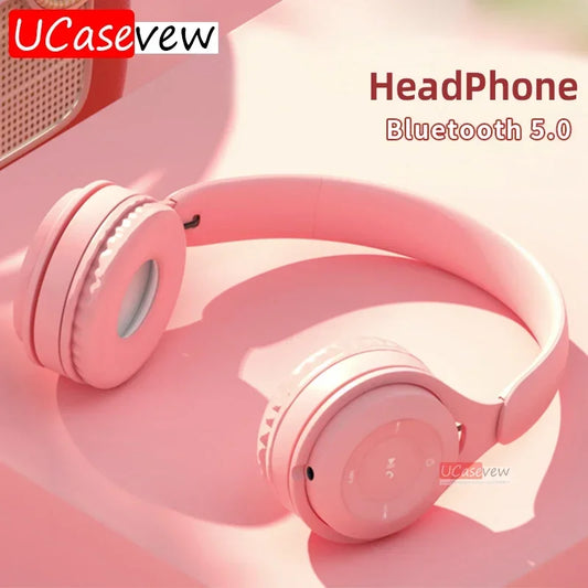 Cuffie Auricolari Bluetooth senza fili per bambini Caschi pieghevoli stereo Cuffie da gioco musicali Cuffie over-ear per iOS Android