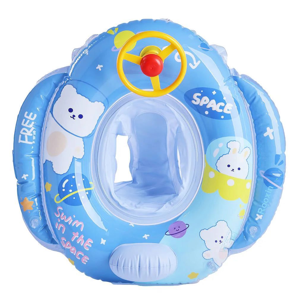 Rooxin Flamingo Nuoto Cerchio Bambino Infantile Galleggiante Piscina Anello di Nuoto Con Parasole Sedile Galleggiante Estate Spiaggia Piscina Festa Giocattoli