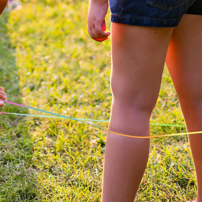 5-10m Corda per saltare Elastico Movimento Giocattolo Bambini Corda per saltare Corde Allenamento Salto Giocattoli per bambini Salto Allenamento Esercizio Nylon Ragazza Regalo