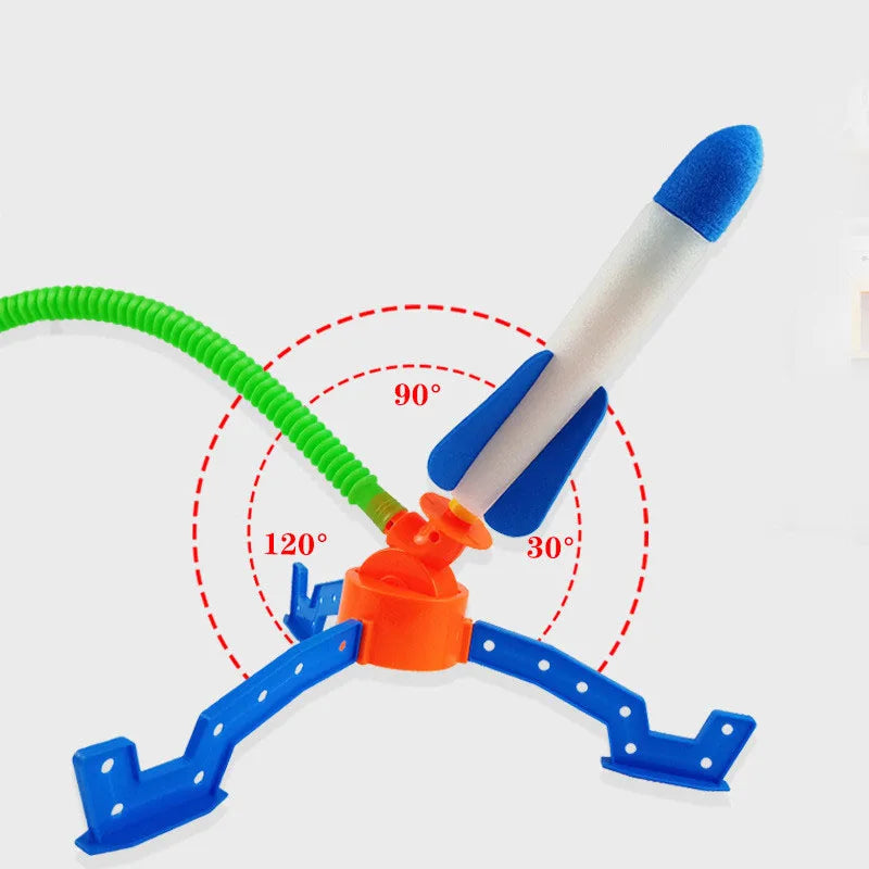 Giocattoli a razzo volante Piedi Passeggiare sul cielo Lanciatore Volare Giochi di puzzle interattivi genitore-figlio Bambini Sport all'aria aperta Ragazzi Giocattoli