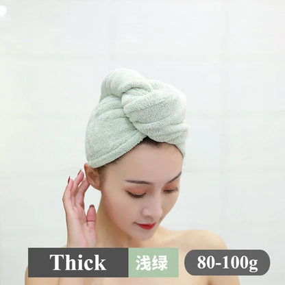 Donne Magic Microfibra Asciugatura rapida Asciugamano per capelli Cappello Asciugamano Bagno Avvolgere il bagno Cappello Quick Cap Turbante Asciutto Toallas Bagno Doccia