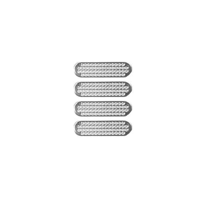 1-12 pezzi universale in rete metallica antipolvere adesivo adesivo per telefono rete per iPhone porta di ricarica protezione foro per altoparlante anti-polvere