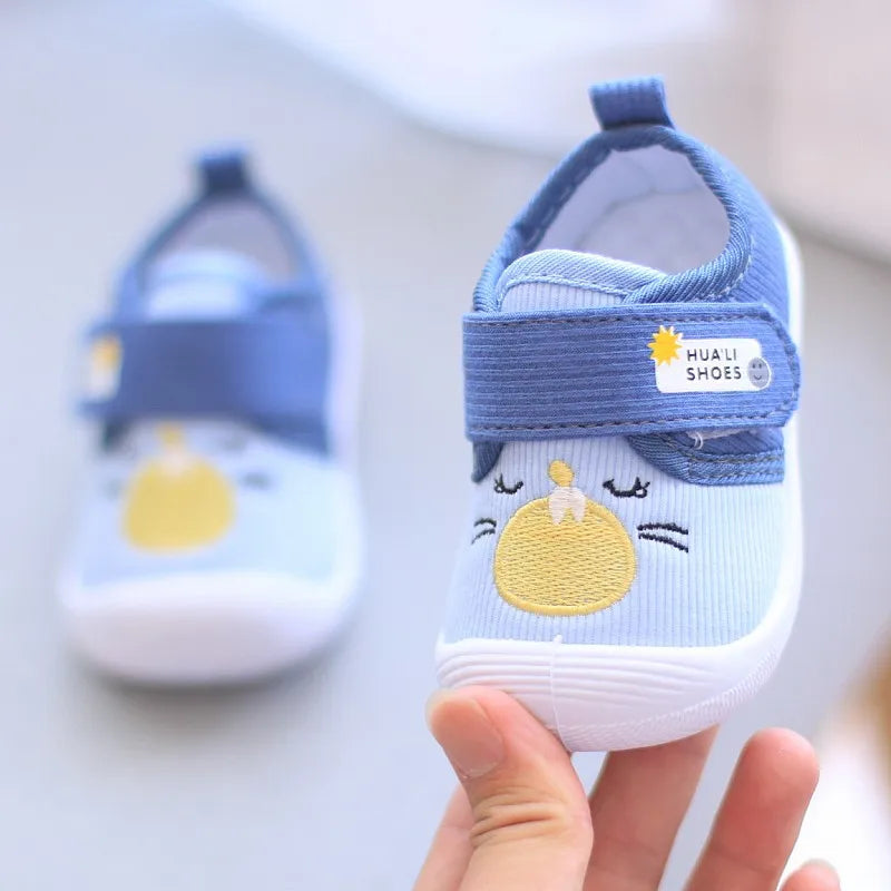 Infantile Bambini Del Bambino Del Fumetto Anti Calci Scarpe Funzionali Suola Morbida Squeaky Scarpe Da Ginnastica Ragazzo Mocassini Causali Della Ragazza Del Bambino Scarpe Antiscivolo