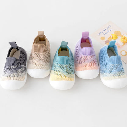 Nuovo colore sfumato semplice personalizzato scarpe da bambino per bambini scarpe da bambino antiscivolo per neonati e bambini