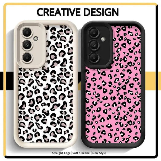 Custodia per telefono con stampa leopardata creativa per Samsung Galaxy A05s A31 A04s A21s A04 A50 A71 A03 A51 A30 A10s A20 A04e Cover morbida