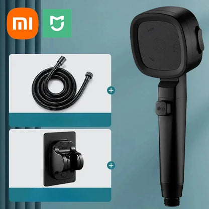 Xiaomi 2025 Nuovo Doccia Booster Soffione Potente Modalità Booster Docce Palmare Soffione Bagno Rubinetto Rubinetto Rubinetto Set di Accessori