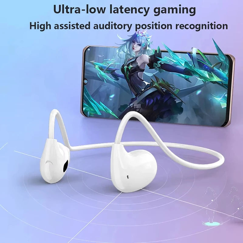 Xiaomi Wireless Bluetooth 5.3 Cuffie conduzione aerea Cuffie impermeabili Stereo Over-Ear Auricolari sportivi Auricolari con microfono